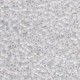 Miyuki delica kralen 11/0 - Transparent matte rainbow cristal white ab DB-851